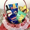 Cesta para happy hour com vinho em Fortaleza