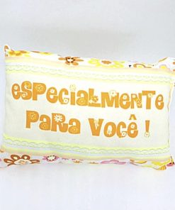 Almofadinhas personalizadas para botar na cesta de café da manhã