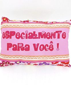 Almofadinhas personalizadas para botar na cesta de café da manhã