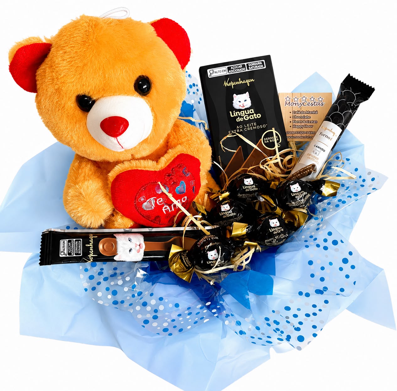 Cesta de chocolates para aniversário em Fortaleza
